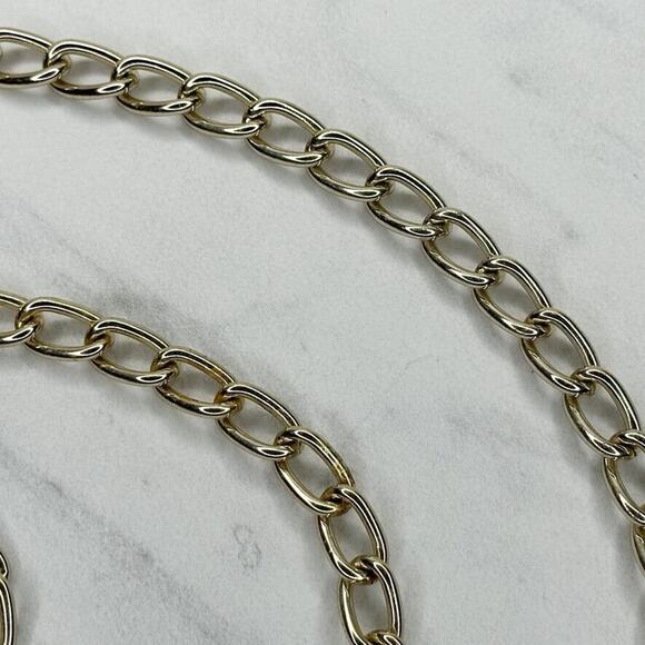 Gold Tone Chain Link Purse Handbag Replacement Strap ✨ - Picture 4 of 11